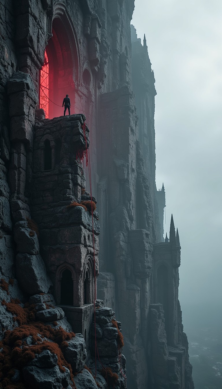 Free Gothic Mountain Ascent Image - Gothic, Climber, Cathedral ...