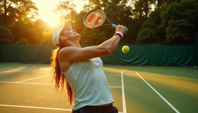 Free Sunset Tennis Action Image - Tennis, Sunset, Athlete | Download at ...
