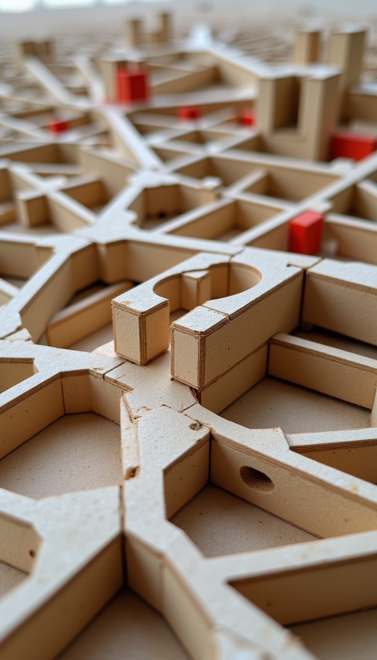 Labyrinth Modell Free Intricate Wooden Labyrinth Image - Architecture, Model, Miniature ...