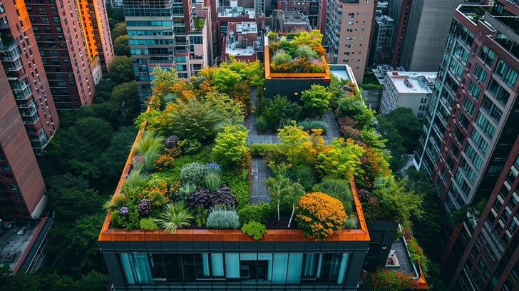 Picture of 7 Expert Tips for Building a Sustainable Roof Garden in Urban Areas