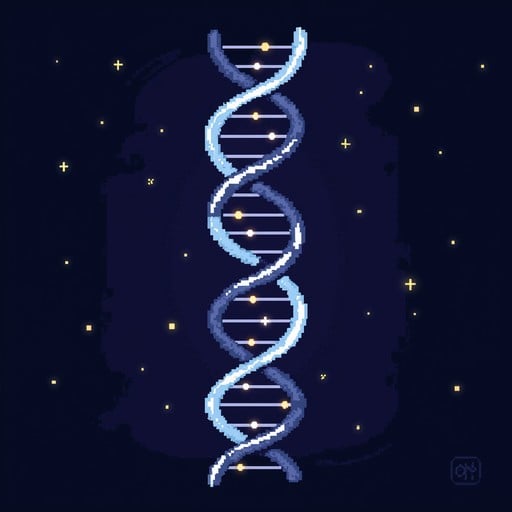 Free Luminous DNA Spiral Image | Download at StockCake