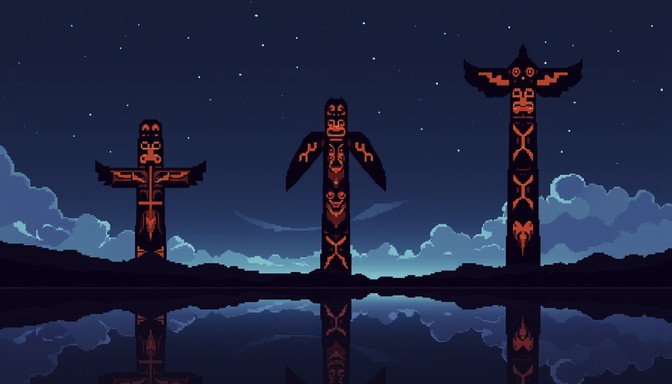 Free Ancestral Totem Reflections Image - Totems, Tribal, Pixelart ...