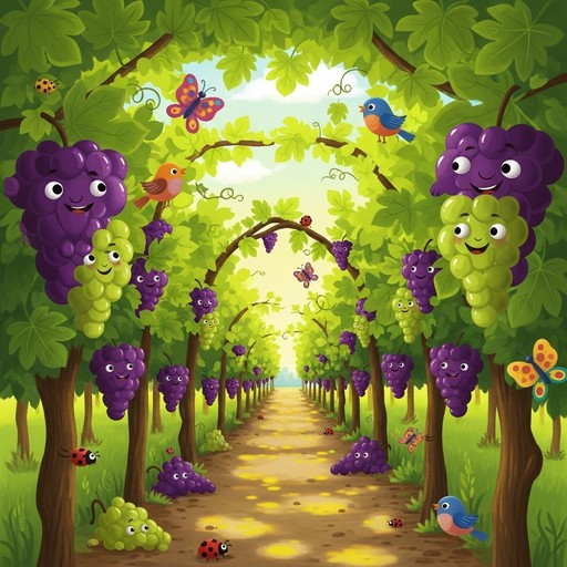 Free Enchanted Grape Path Image - Vineyard, Whimsical, Magical ...