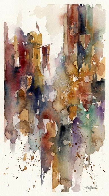 Free Medieval Castle Miniature Image - Medieval, Castle, Watercolor ...