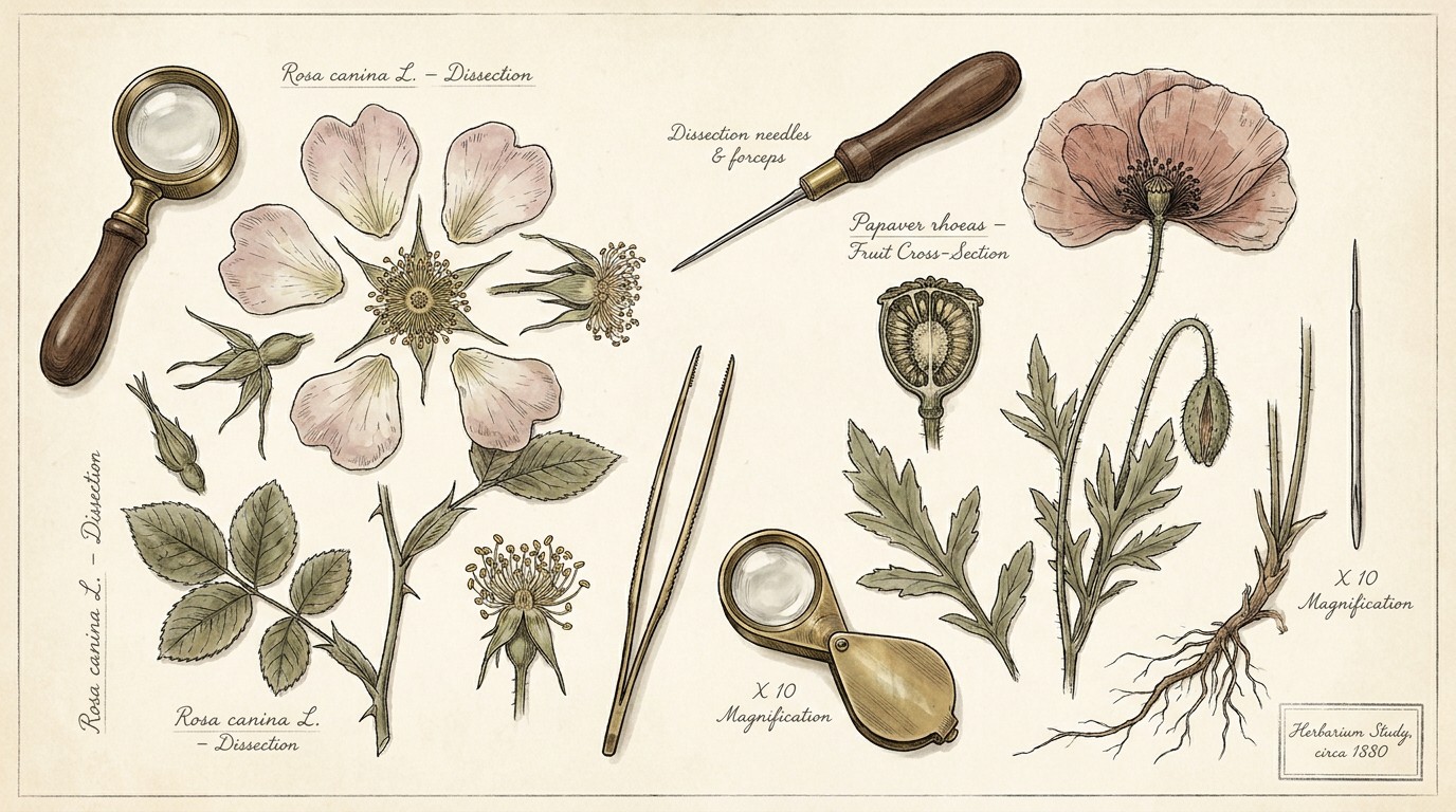 Free Botanical Study Arrangement Image - Botanical, Herbarium ...