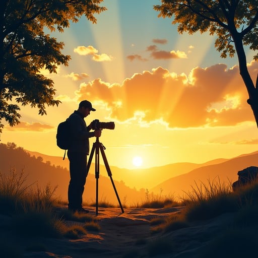 Free Golden Hour Photographer Image | Download at StockCake