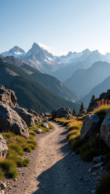 Free Alpine Trail Adventure Image - Mountains, Trail, Hiking | Download ...