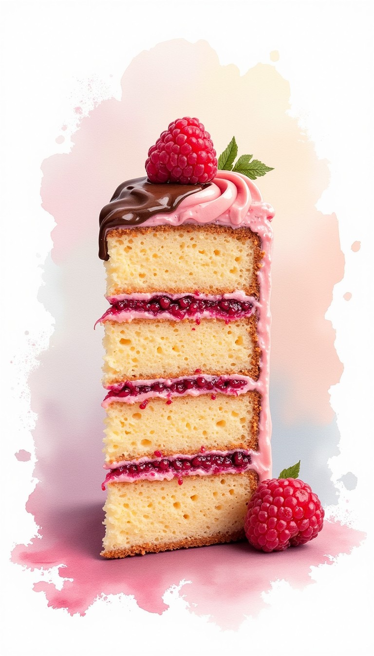 Free Decadent Raspberry Cake Image - Cake, Raspberry, Layers | Download ...