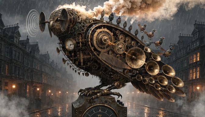Steam Punk Sound Machine Free Steampunk Sound Sentinel Image - Steampunk, Mechanical, Owl ...