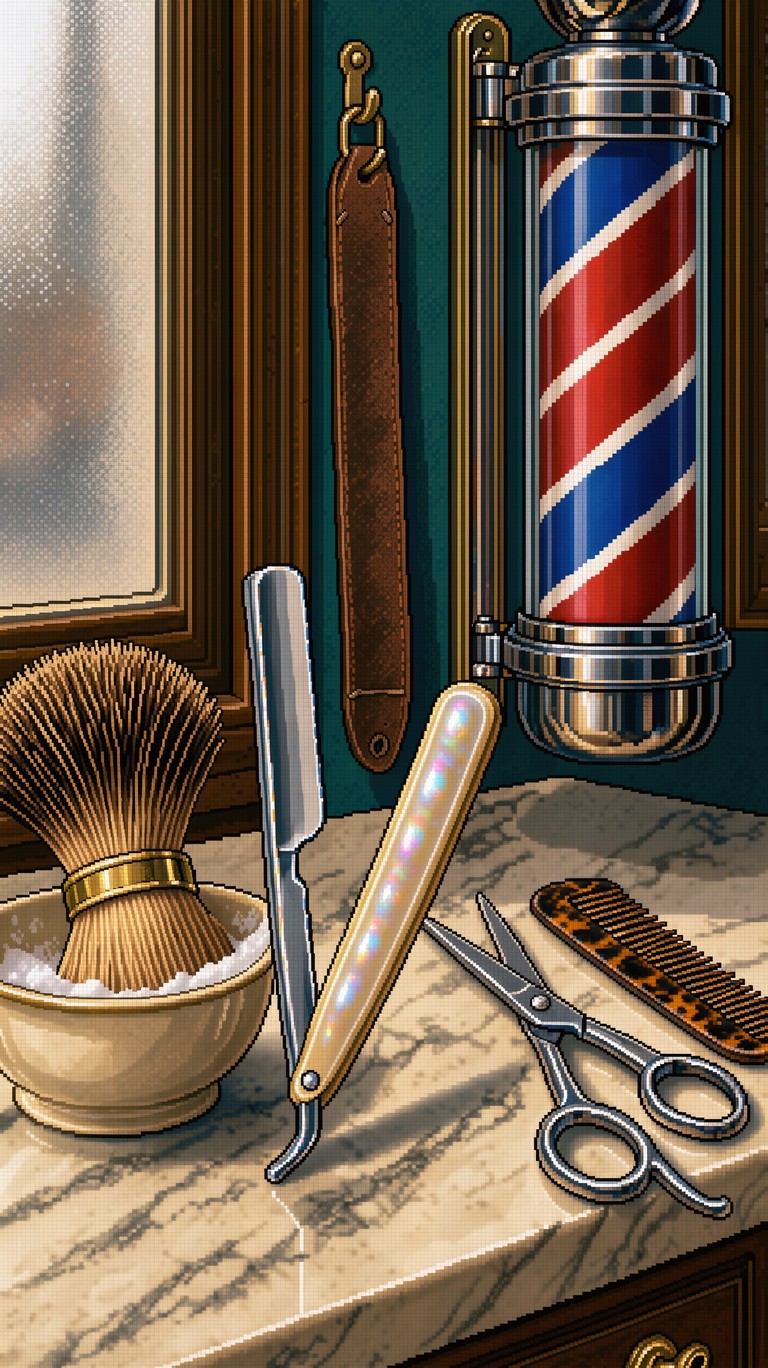 Download Anime Barber Vintage Stock Images for Free | StockCake