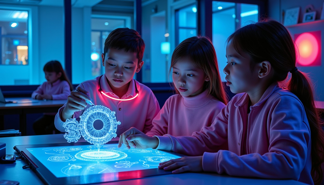 Free Future Learning Illuminated Photo - Cyberpunk, Education ...
