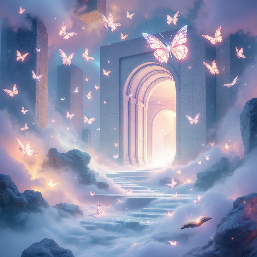 Free Magical Butterfly Gateway Photo - Portal, Butterfly, Magical ...