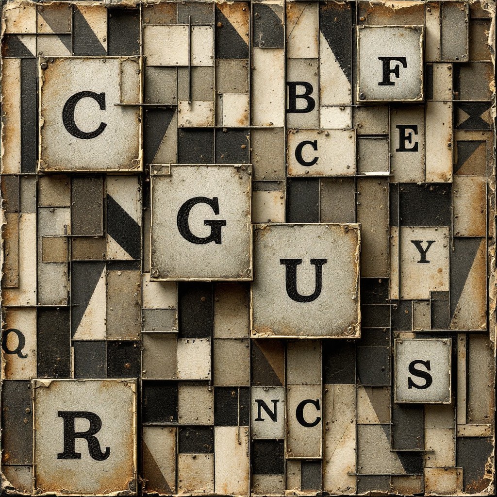 1950s Block Lettering Free Vintage Letter Blocks Image - Typography, Vintage, Letters ...