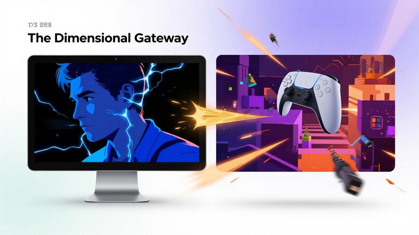 Free Reality Meets Virtual Image - Gaming, Dimensional, Gateway ...