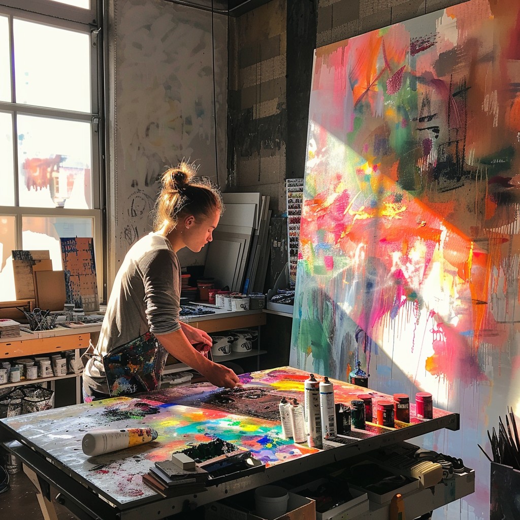 Free Artist Creating Art Image - Artist, Studio, Painting | Download at ...