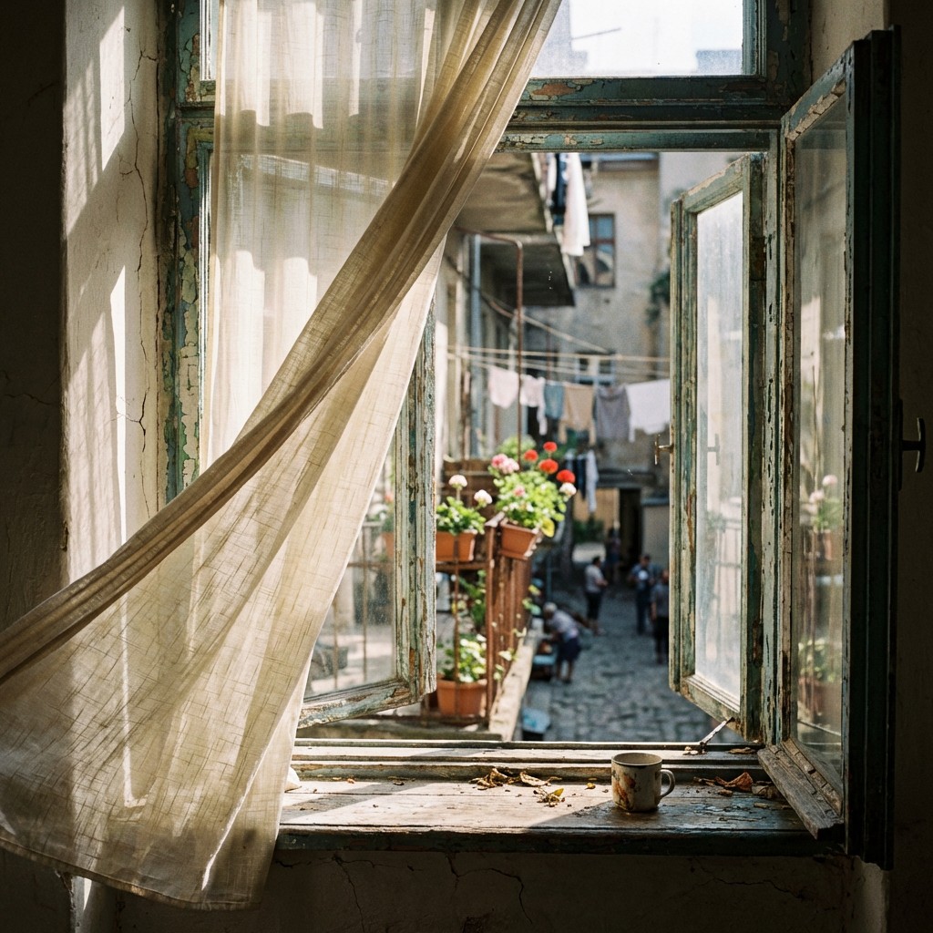 Free Morning Window Light Image - Window, Curtain, Light | Download at ...