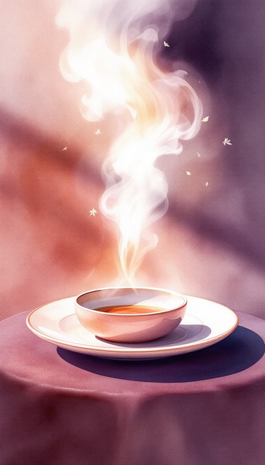 Steam Rising Draping Blue Download Steam Rising Gracefully Image - Steam, Plate, Minimal | StockCake