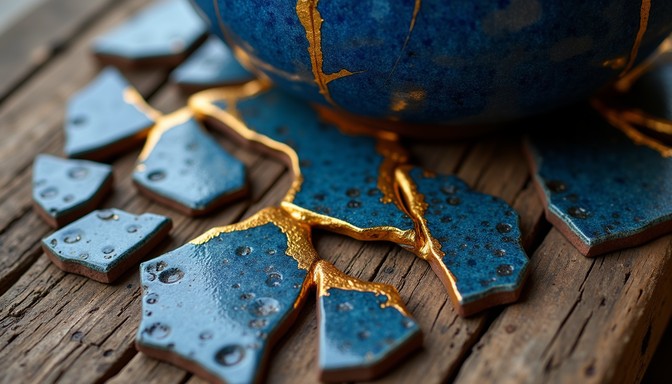 Free Golden Ceramic Rebirth Image - Kintsugi, Ceramic, Gold | Download ...