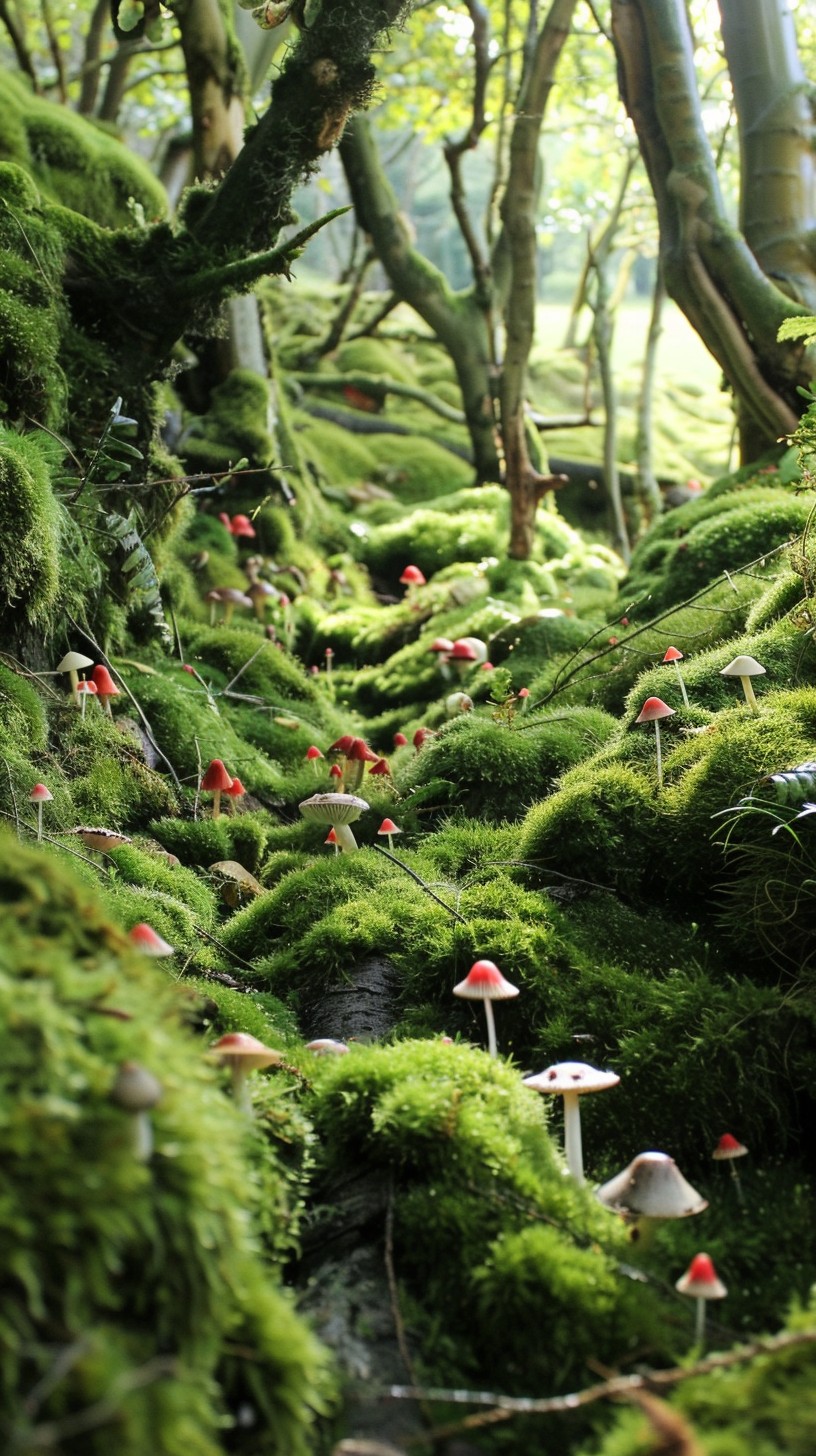 Free Enchanted forest fungi Image - Forest, Mushrooms, Moss | Download ...