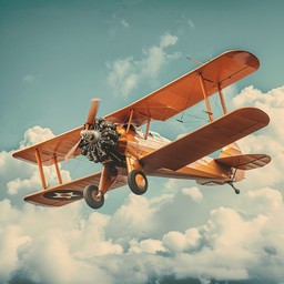 Free Vintage Biplane Flying Image - Biplane, Vintage, Sky | Download at ...
