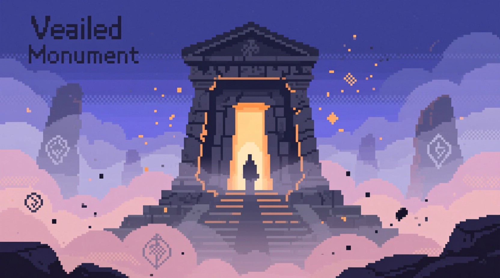 Free Mysterious Pixel Monument Image - Monument, Temple, Pixel ...