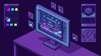Free Pixel Art Creation Image - Pixel, Art, Digital | Download at StockCake