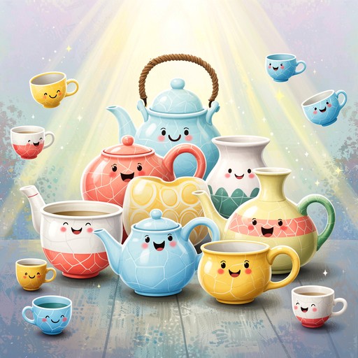 Free Penguin tea party Image - Penguin, Teapot, Macarons | Download at ...