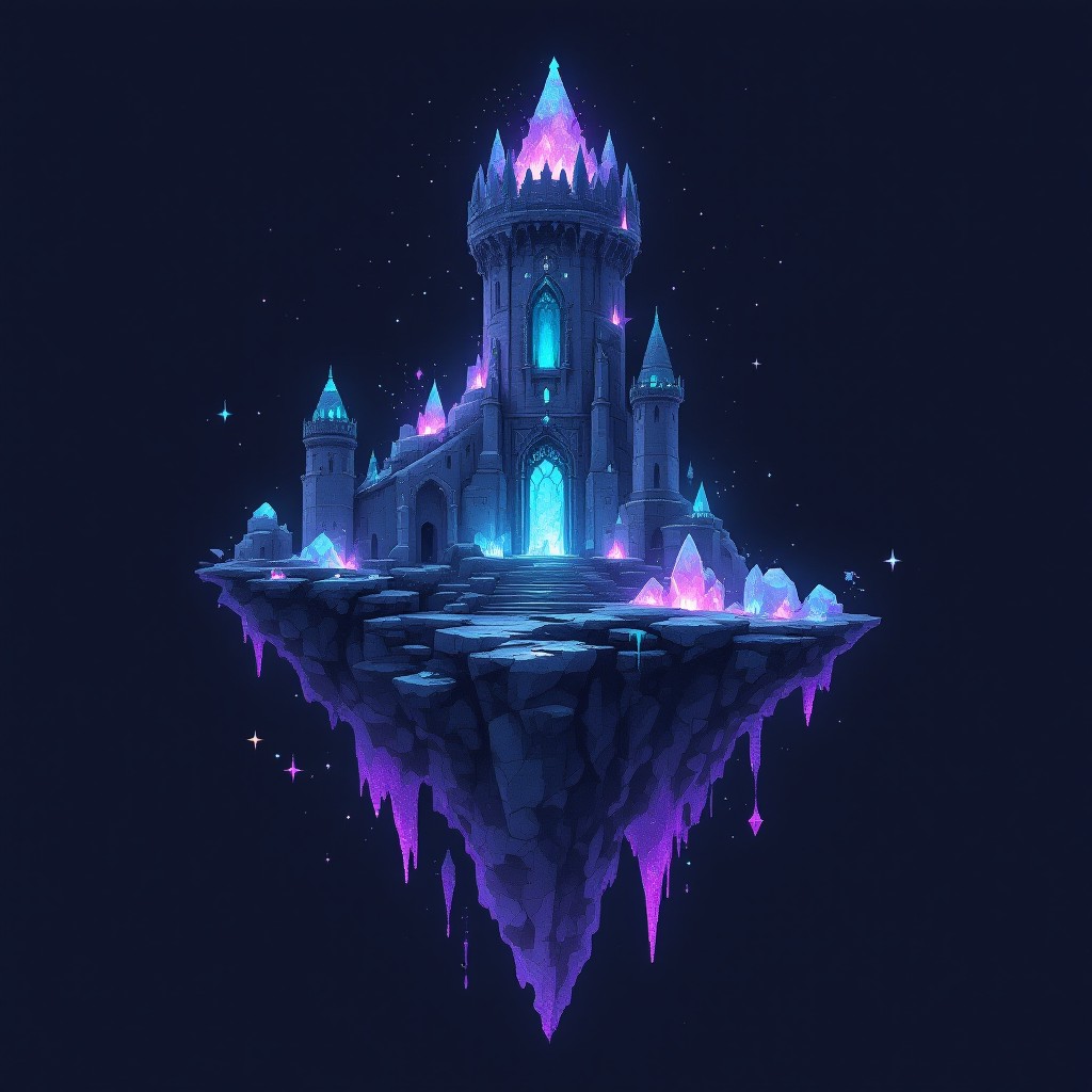 Free Floating Gothic Citadel Image - Fantasy, Gothic, Tower | Download ...