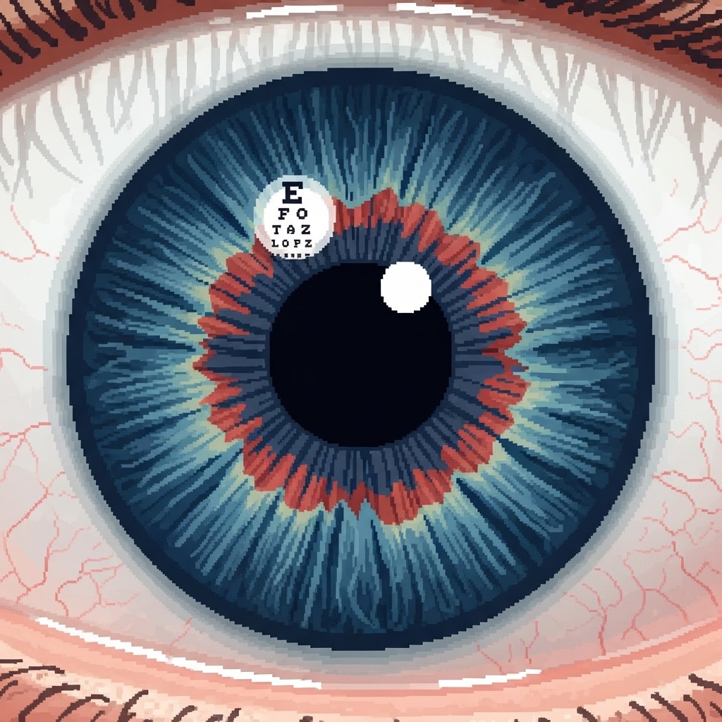 Free Pixel Eye Anatomy Image - Pixel, Eye, Iris | Download at StockCake