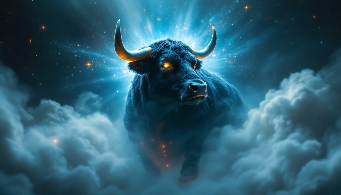 Free Cosmic Bull Emerges Image - Bull, Cosmic, Mystical | Download at ...