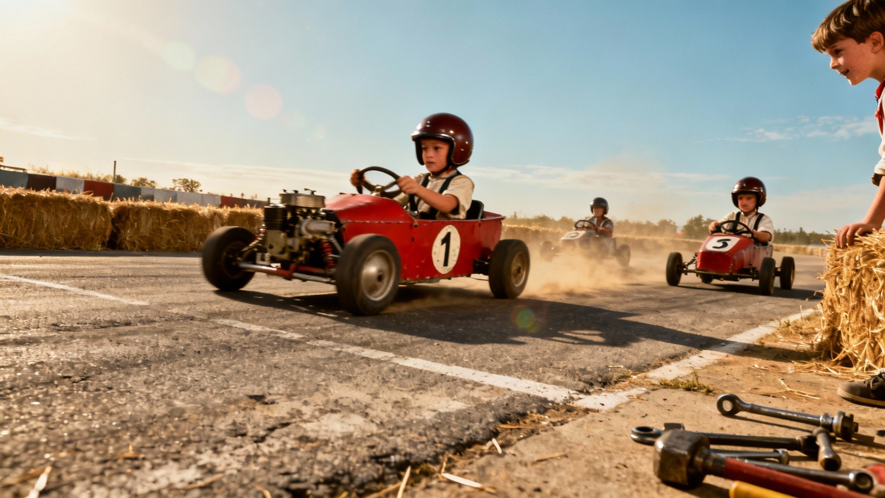 Free Junior racers competing Photo - Racing, Go-kart, Motorsport ...