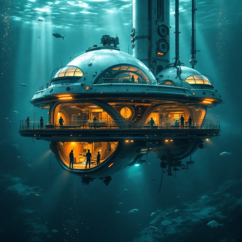 Free Underwater Research Station Image - Underwater, Research, Station ...