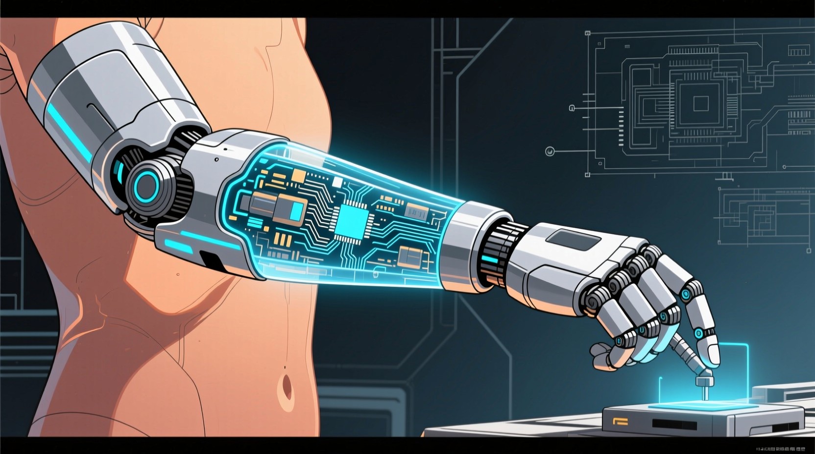 Free Bionic Arm Technology Image - Prosthetic, Bionic, Cybernetic ...