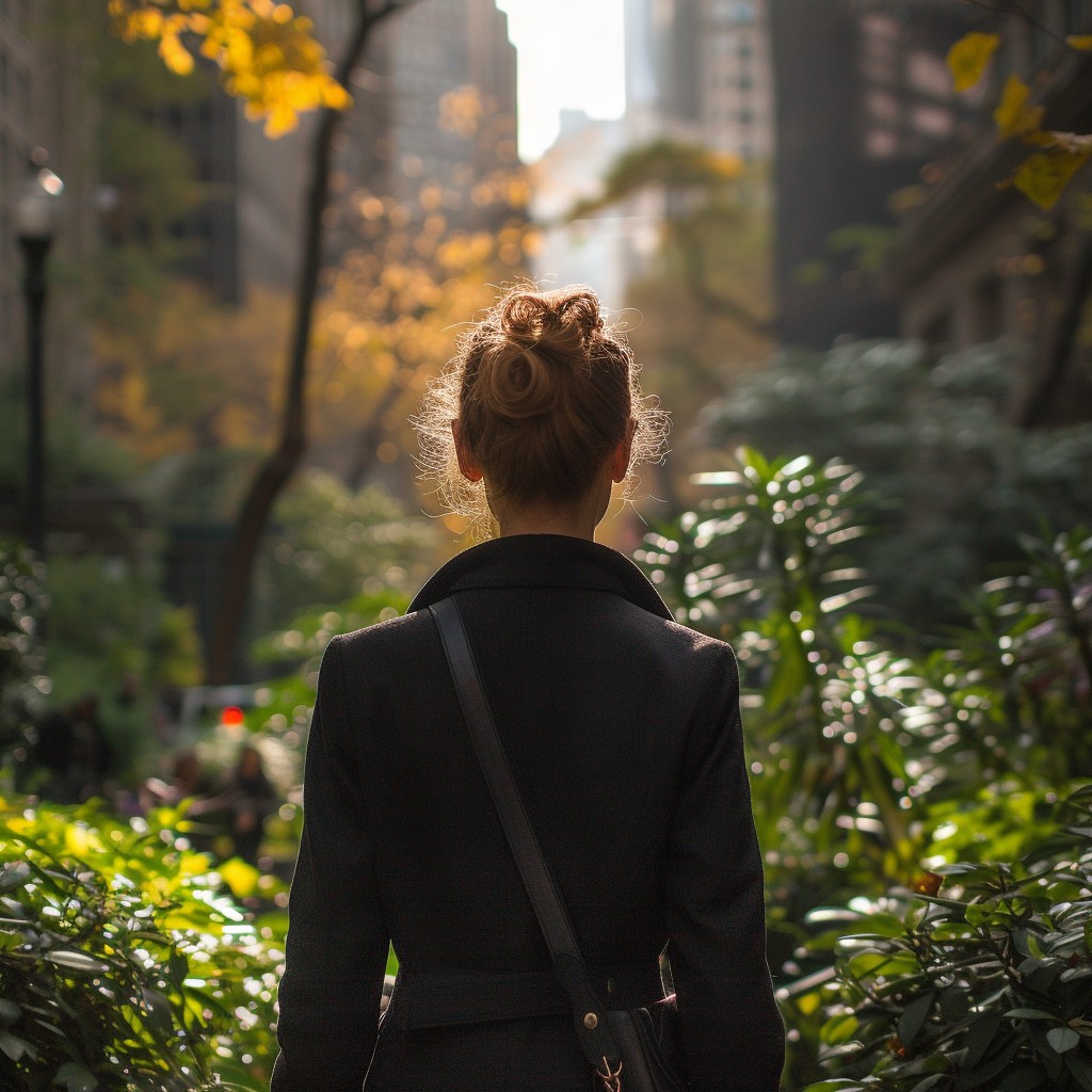 Free Urban Autumn Stroll Image - Woman, Autumn, Park | Download at ...