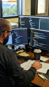 Free Developer at Work Image - Developer, Coding, Software | Download ...