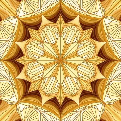 Free Golden Caramel Symmetry Image - Geometric, Pattern, Caramel ...