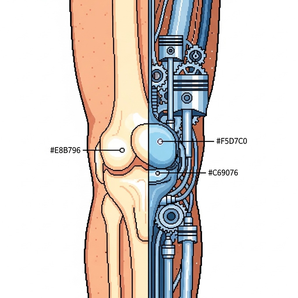 Free Bionic Joint Design Image - Cyberpunk, Pixel, Knee | Download at ...