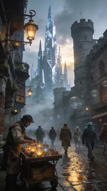 Fantasy Tea Merchant Free Fantasy Morning Market Image - Fantasy, Merchant, Medieval ...
