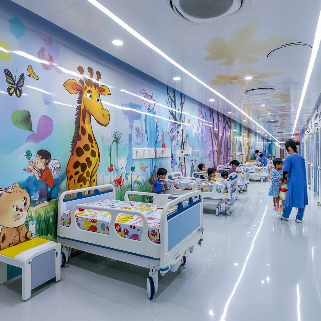 Free Colorful pediatric ward Image - Hospital, Pediatric, Children ...