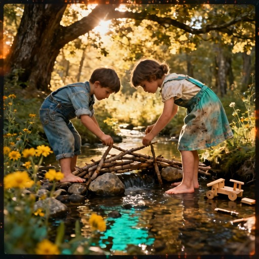 Free Childhood Stream Adventure Image - Children, Childhood, Kids ...
