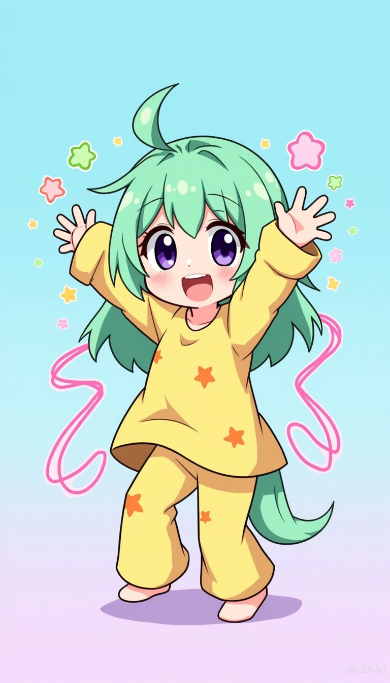 Free Magical Chibi Joy Image - Chibi, Anime, Manga | Download at StockCake