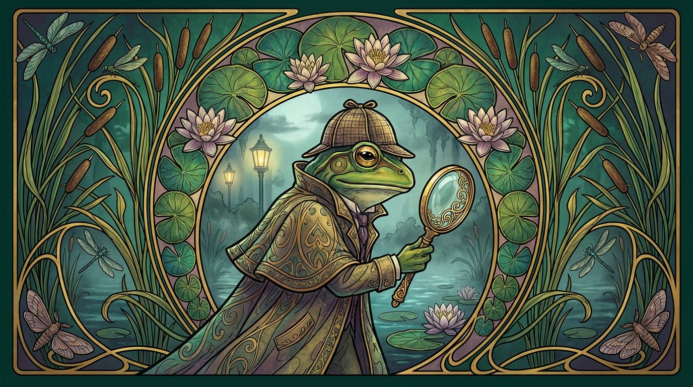 Free Frog Detective Mystery Image - Frog, Detective, Illustration ...