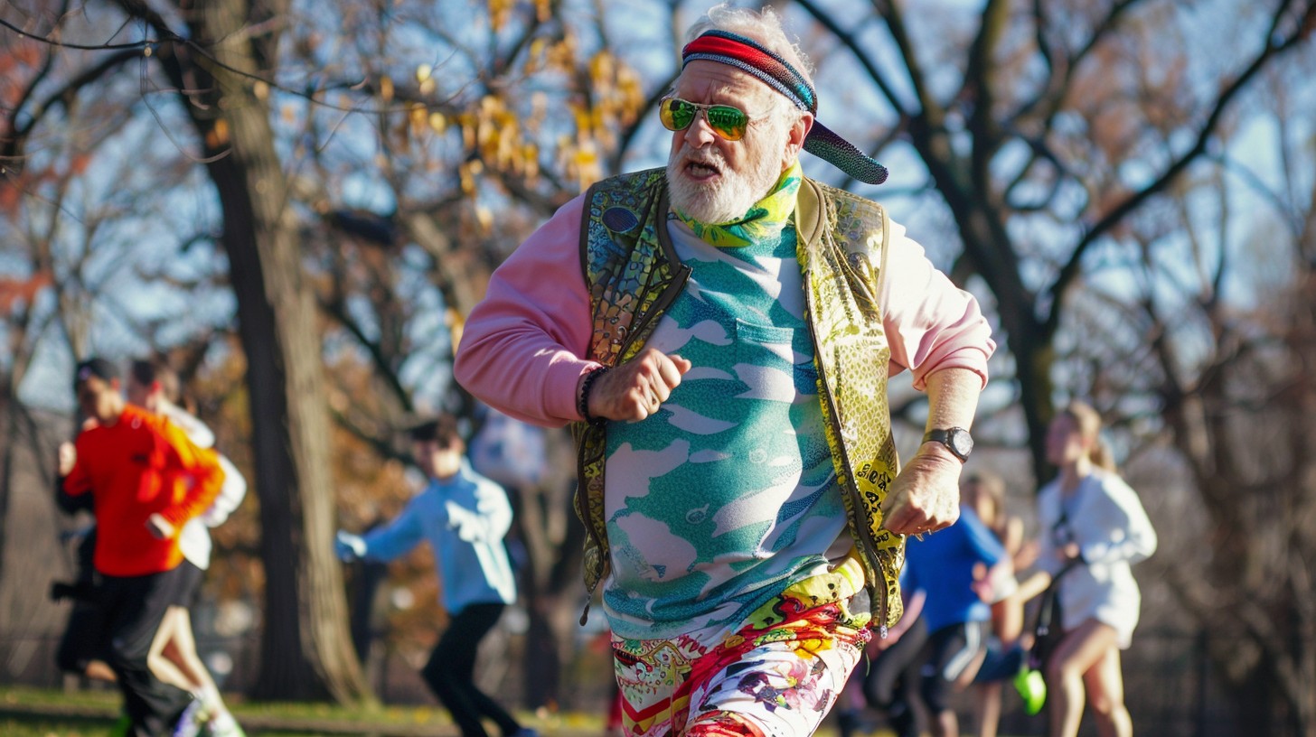 Free Eccentric Marathon Runner Image - Marathon, Runner, Colorful ...
