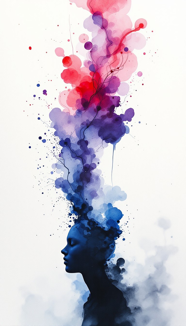 Free Thoughts Dissolving Beautifully Image - Watercolor, Abstract, Mind ...