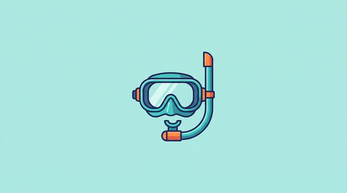Download Aqua Snorkel Icon Image - Snorkel, Mask, Diving | StockCake