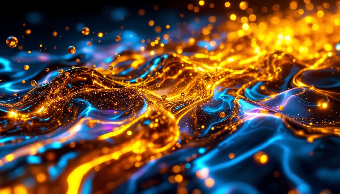 Free Liquid Gold Flow Photo - Cyberpunk, Gold, Liquid | Download at ...