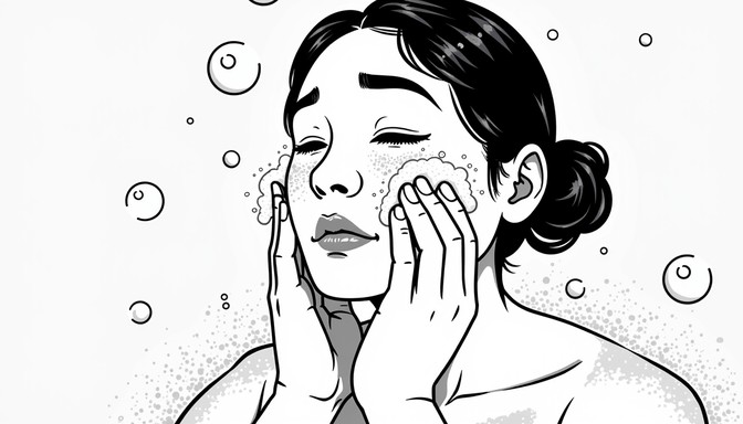 Free Refreshing facial cleanse Image | Download at StockCake