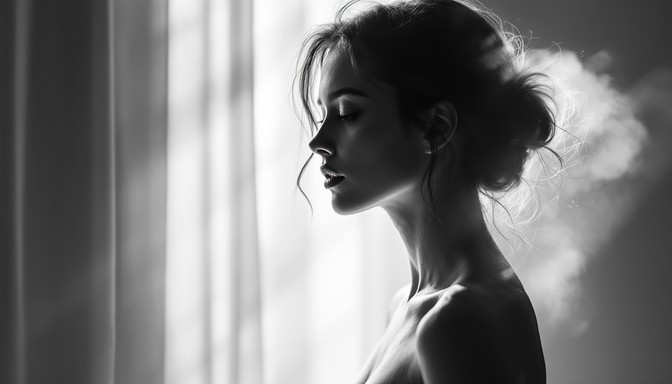Free Luminous Silhouette Portrait Image - Art, Beauty, Light | Download ...