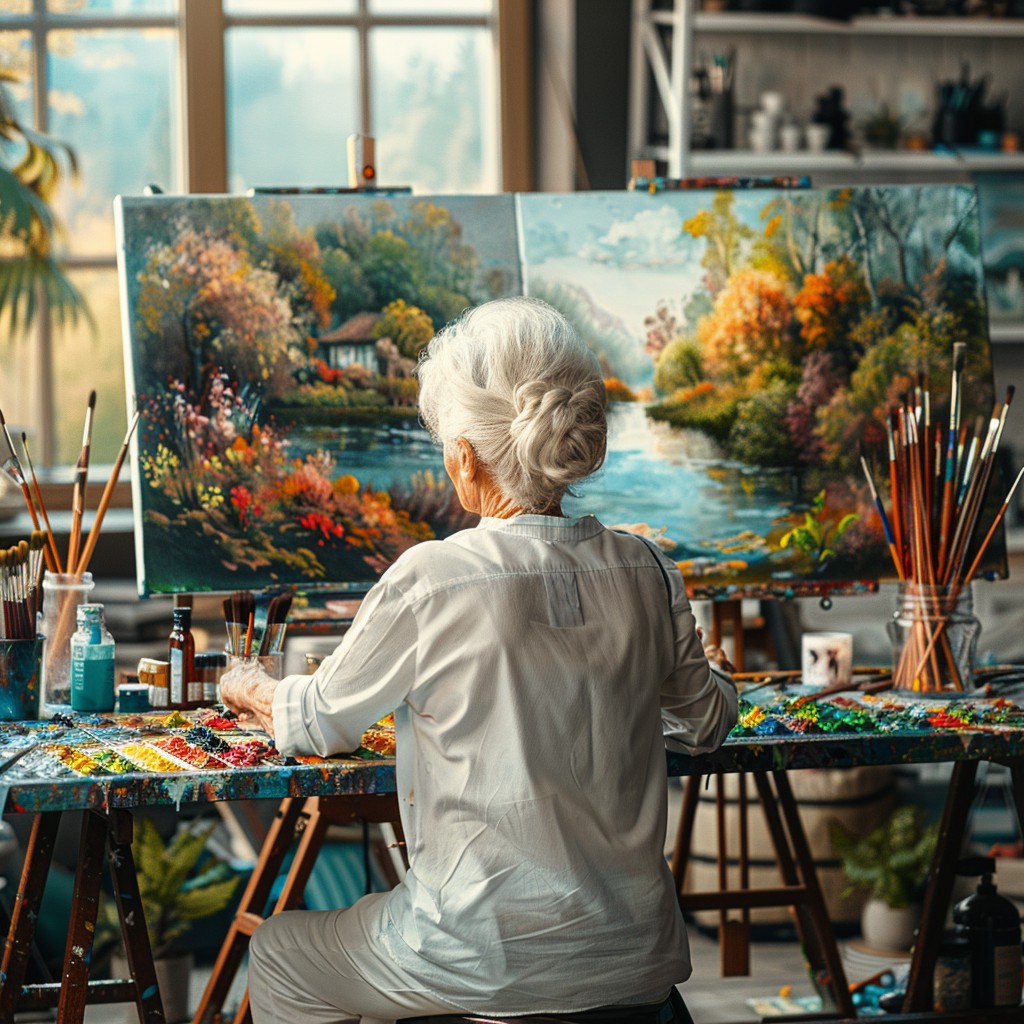Free Artist Creating Masterpiece Photo - Art, Painting, Creativity ...