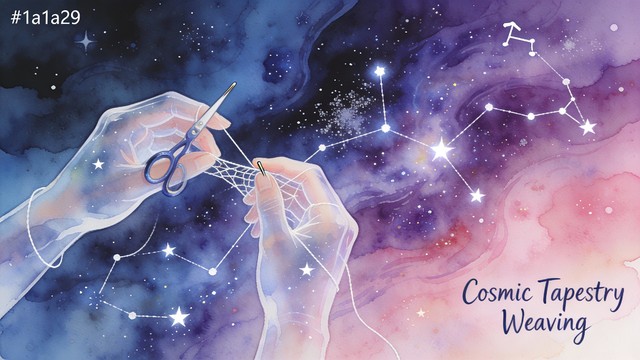 Thread Constellation Free Weaving Celestial Dreams Image - Watercolor, Cosmic, Celestial ...
